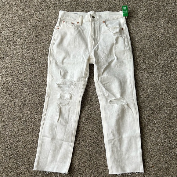 GAP Denim - GAP White Cheeky straight high rise l Jeans 4P/27P